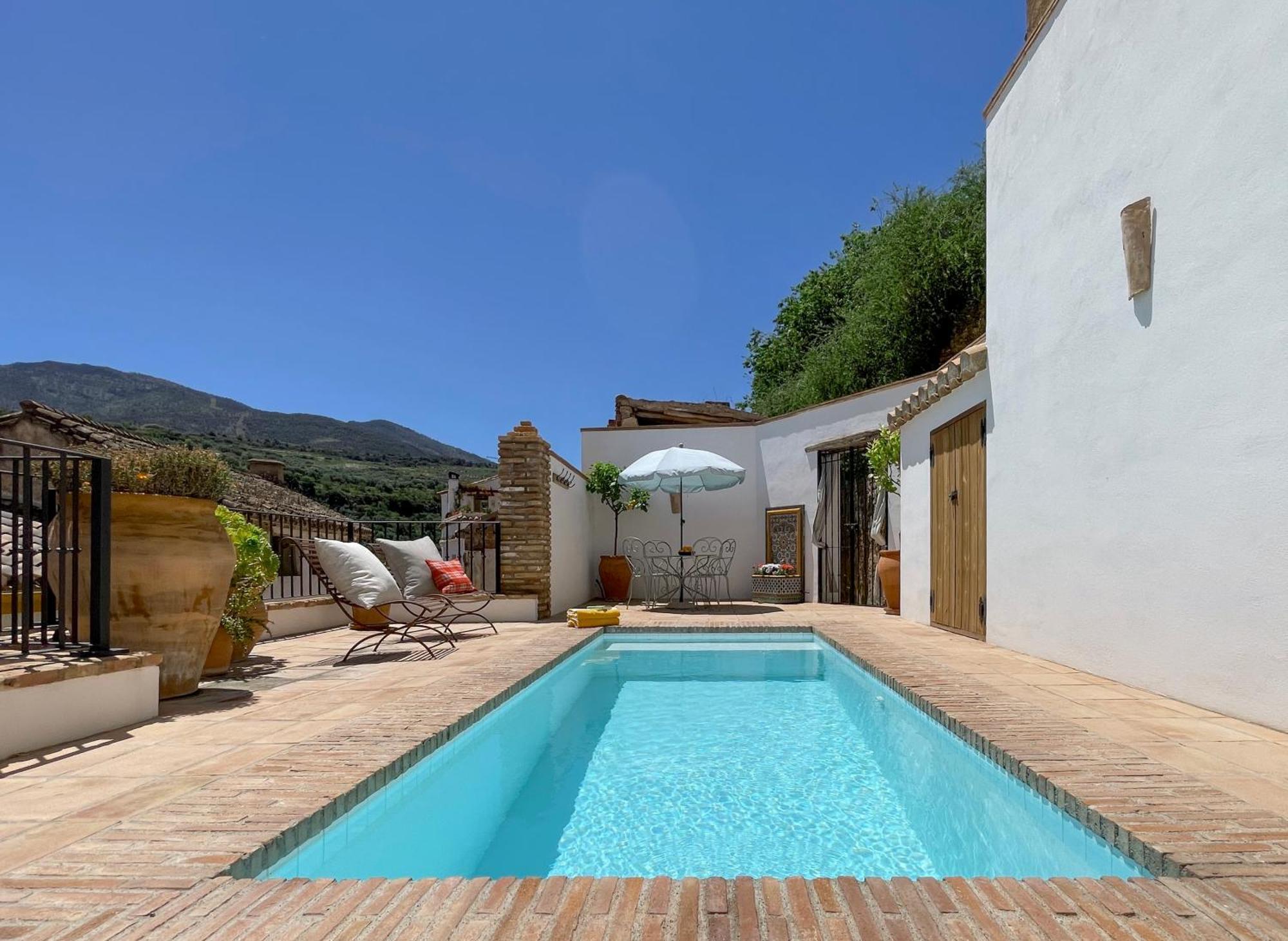Stunning Spanish White Village Home Private Pool Stunning Views Saleres 외부 사진