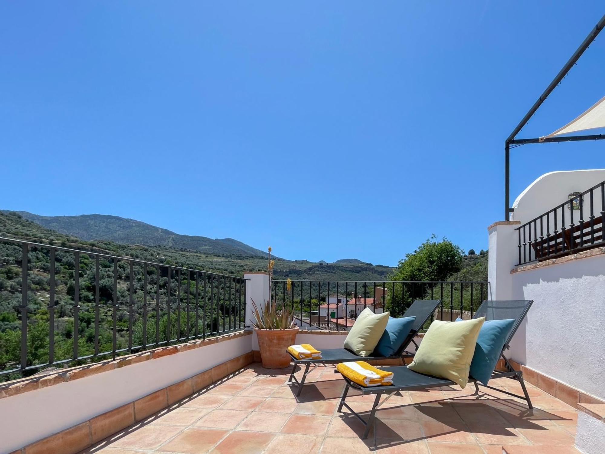 Stunning Spanish White Village Home Private Pool Stunning Views Saleres 외부 사진